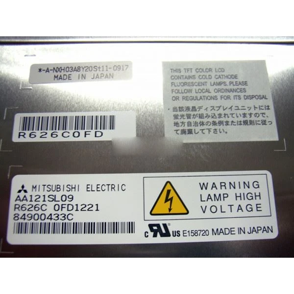 AA121SL09 12.1 Inch 800*600 Lcd Screen Displays