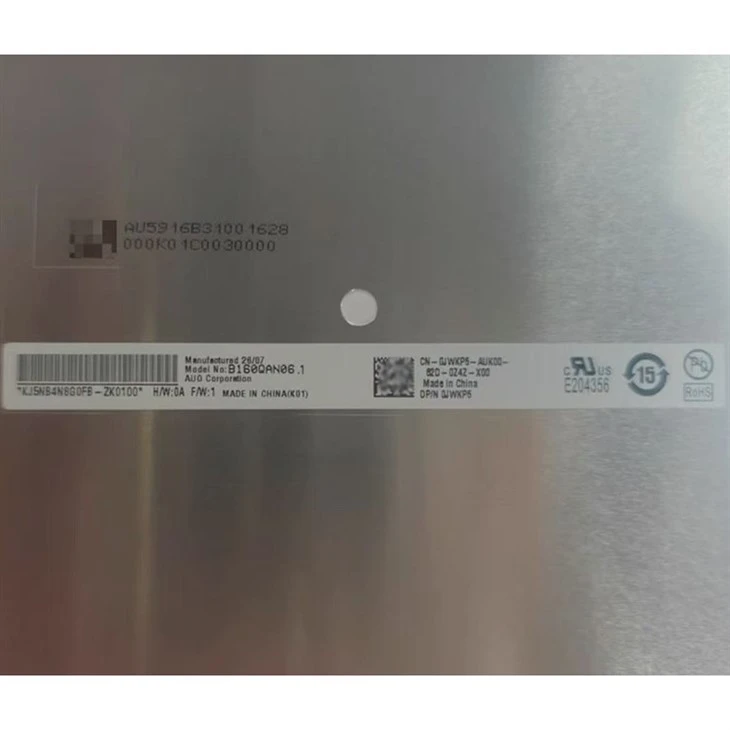 B160QAN06.1 16.0 Inch 2560*1600 LCD Screen For Dell DP/N 0JWKP5 suppliers